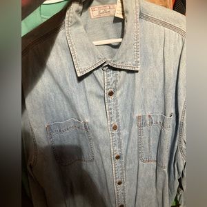 Levi Strauss Signature vintage Jean denim long sleeve shirt